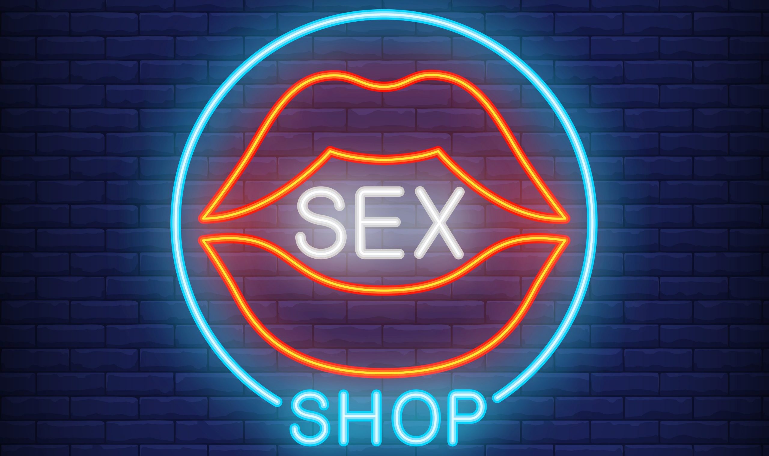 lips with sex shop