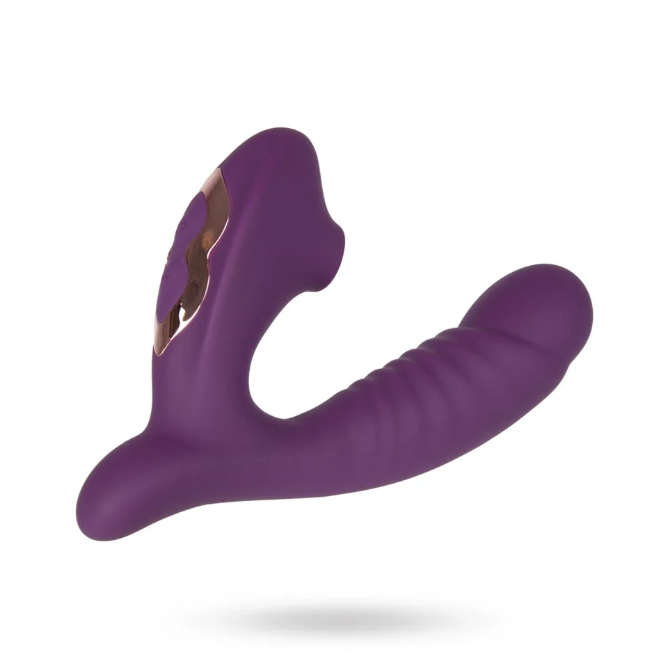 G-LOVER 10 VIBE MODES WITH CLIT SUCKER - PURPLE